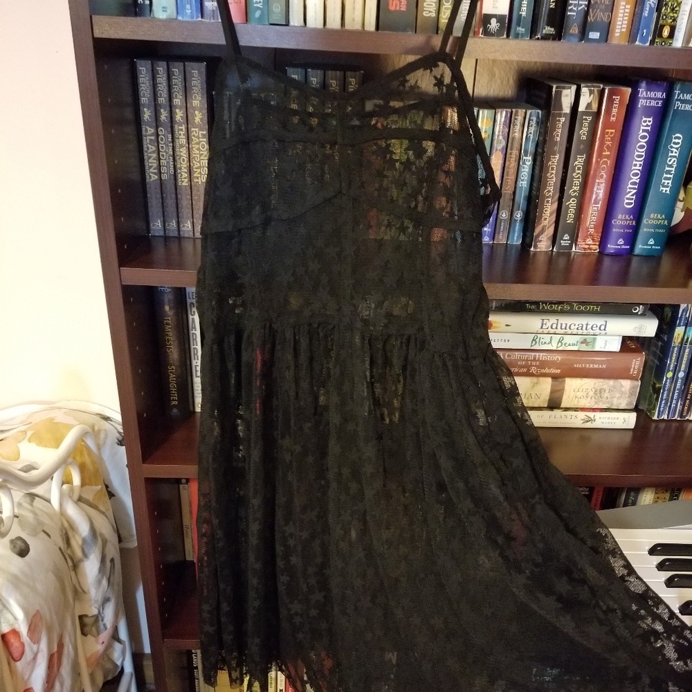 Wild Fable Sheer Black Dress